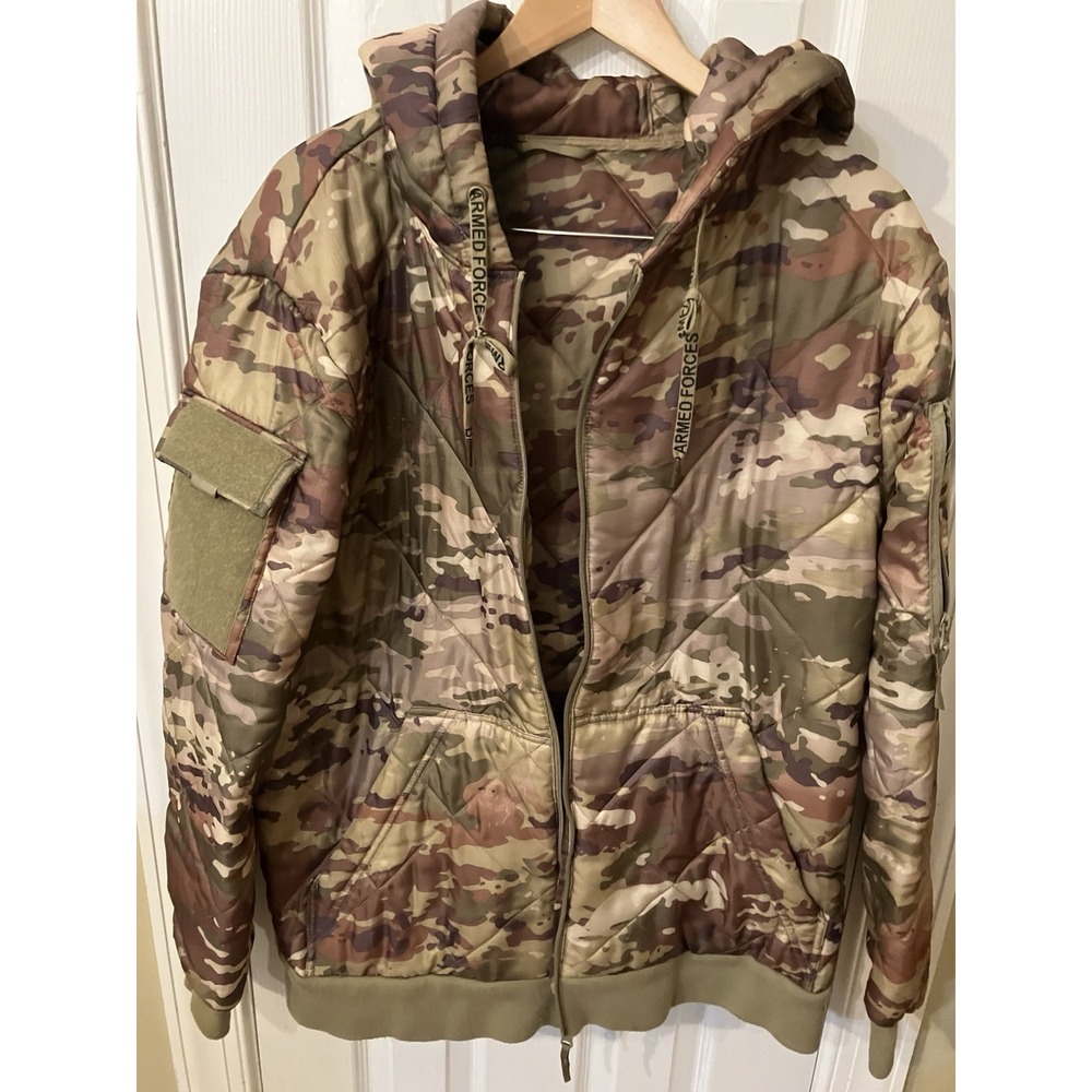 US Armed Forces Camo Gen III Level 7 Extreme Cold Weather Parka Jacket M Reg